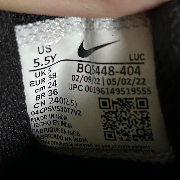 Nike Court Borough navy black and white sneakers - Picture 8 of 8